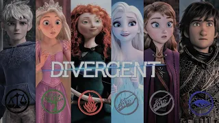 Rise of the Brave Tangled Frozen Dragons - Divergent (Non/Disney) | Toxic