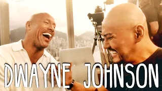 Dwayne THE ROCK Johnson (SUMPAH NIH ORG GEDE BGT!!) Interview Hongkong Skyscraper