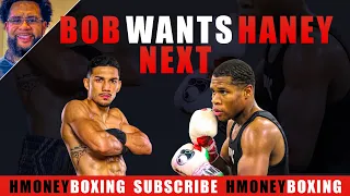 BILL HANEY, " TEOFIMO LOPEZ NEEDS TO COME TO GRIPS WITH REALITY WITH WHAT BOB ARUM SAID."