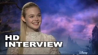 Maleficent: Elle Fanning "Aurora" Official Movie Interview | ScreenSlam