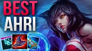 BEST AHRI KOREA 66% WIN RATE CHALLENGER | CHALLENGER AHRI MID GAMEPLAY | Patch 9.5 S9