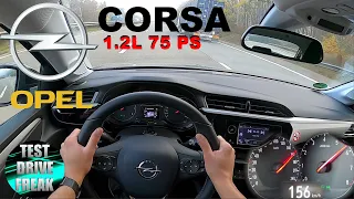 2020 Opel Corsa F 1.2 75 PS TOP SPEED AUTOBAHN DRIVE POV