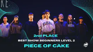 VOLGA CHAMP XIV | BEST SHOW BEGINNERS level 2 | 2nd place | PIECE OF CAKE