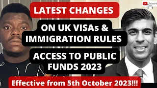 LATEST CHANGES ON UK IMMIGRATION POLICIES | Access to public funds, skilled worker visa, ETA