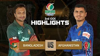 Bangladesh vs Afghanistan Highlights || 3rd ODI || Afghanistan tour of Bangladesh 2022