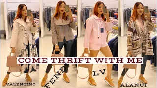 COME LUXURY THRIFTING WITH ME + TRY ON HAUL / MABEL IN HAMBURG.