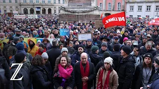 Scholz und Baerbock bei Protestdemo gegen Rechts in Potsdam