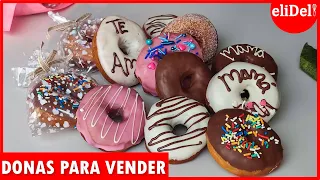 🍩DONAS caseras para NEGOCIO 🤑SIN HORNO  ramo de DONAS DIA DE LAS MADRES💐