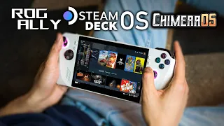 Linux On The ASUS ROG Ally First Look! Steam Deck OS, ChimeraOS On A Powerful Hand Held