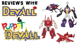 Hasbro Transformer Combiner Wars Bombshell and Powerglide REVIEW