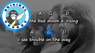 Creedence Clearwater Revival - Bad Moon Rising - Chords & Lyrics