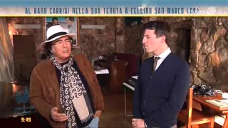 Al Bano Carrisi nella sua tenuta a Cellino San Marco