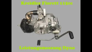 Leistungsmessung Dyno 115cc Kreidler Florett TM 2-Takt Tuning