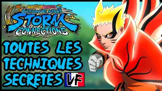 TOUTES LES TECHNIQUES SECRETES EN VF NARUTO X BORUTO : ULTIMATE NINJA STORM CONNECTIONS