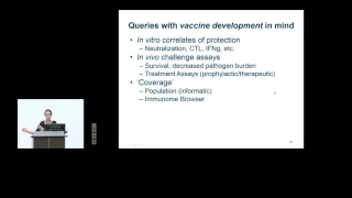 Immune Epitope Database (IEDB) 2015 User Workshop - Queries relevant to vaccine development