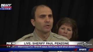 WATCH: Maricopa Co. Sheriff Paul Penzone Says Tent City Jail Will SHUT DOWN (FNN)