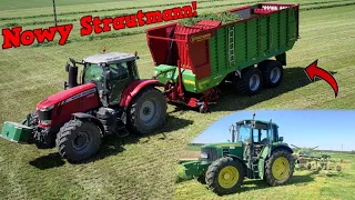 💥Nowy Nabytek💥Strautmann!🔥 Wielki Zbiór Traw 2023 Na Lubelszczyźnie!🔥 2xMassey &Valtra &John Deere🔥