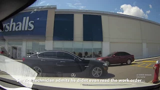 Mercedes Benz Canada Service Fraud  -  Mississauga S63 AMG Service Appointment Dashcam Video!