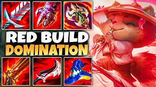 I invented A GODLY Red Teemo Build and it was amazing