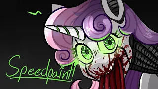 [SPEEDPAINT] [MLP GORE] Goretober Day 4: Flesh in the Machine