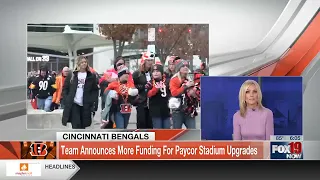 Bengals announce plans to spend $100 to $120 million in stadium upgrades