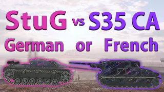 WOT Blitz Face Off || StuG III G vs S35 CA