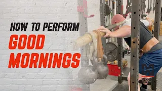How To Perform Good Mornings THE RIGHT WAY | Build Your GLUTES and HAMSTRINGS