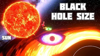 Biggest Black Hole Size Comparison | Supermassive Black Hole 🌌 | 3D Animation