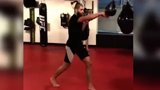 Jiří Procházka Works On His Striking