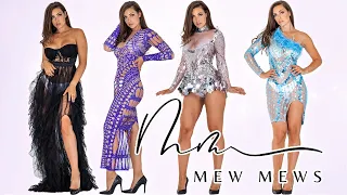 MEW MEWS Sexy dresses Review Try on Haul 🔥