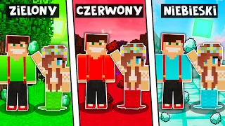 UŻYWAMY TYLKO ITEMÓW W JEDNYM KOLORZE W MINECRAFT?! GPLAY & LUMI