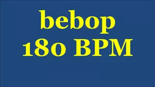 Drum Loops for Practice Bebop 180bpm