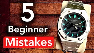 5 Mistakes I Made Selling Custom G-Shock Watches Online
