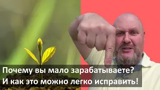 Почему вы мало зарабатываете? И как это можно легко исправить