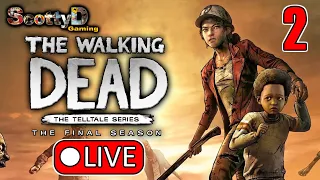 🔴LIVE Telltale's The Walking Dead S4, Part 2 / The Final Season, Episode 3, 4 (Full Game Blind)