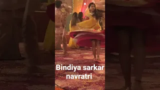 Bindiya sarkar serial shooting Navratri