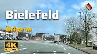 Drive Gütersloh to Bielefeld, Germany |🇩🇪[4k]!