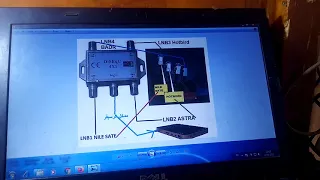 Diseqc Switch  طريقة ربط عدة الأقمار مع جهاز استقبال واحد