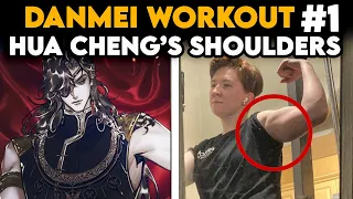 HOW TO GET ARMS LIKE HUA CHENG: SHOULDER WORK OUT