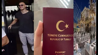 KEREM BÜRSİN DREW ATTENTION WITH THE MARRIED TEXT ON HIS PASSPORT WHILE RETURNING FROM AMERICA!