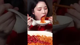 Yukhoe bibimmyeon mukbang asmr