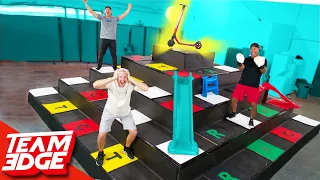 Giant Pyramid Board Game! | First to the Top Wins!!