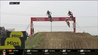 Everts vs Adamo vs Prugnières MX2 RAM Qualifying Race | MXGP of Spain 2024