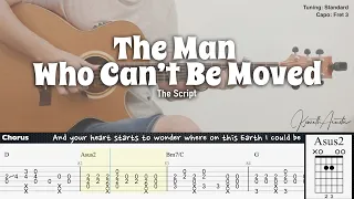 The Man Who Can’t Be Moved - The Script | Fingerstyle Guitar | TAB + Chords + Lyrics