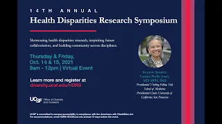 UCSF 14th Annual Health Disparities Research Symposium - Day 1