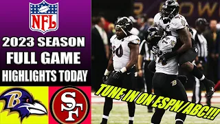 Baltimore Ravens vs San Francisco 49ers FULL GAME 2nd QTR WEEK 16 (12/25/23) | NFL Highlights 2023