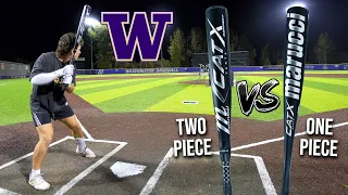 MARUCCI CATX VANTA BBCOR REVIEW | 1-pc vs. 2-pc (Connect) at University of Washington