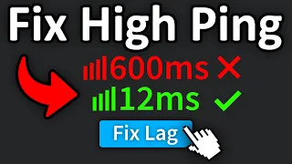 How To Fix High Ping On Roblox! (FIX LAG) - 2024