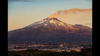 Etna volcano eruption