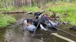 Новая приспособа старателю для  мини-драги. Автоматическая подача воды в улитку насоса